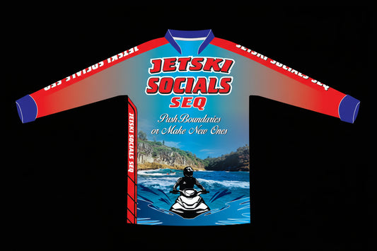 Red long sleeve patterned